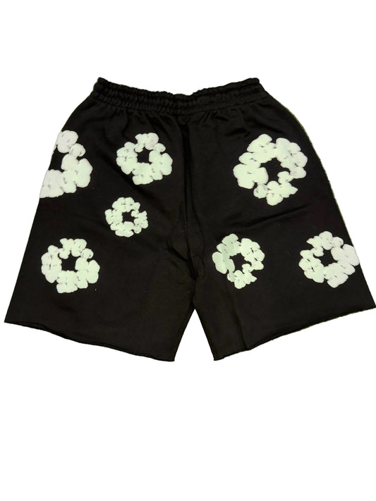 Denim tear shorts