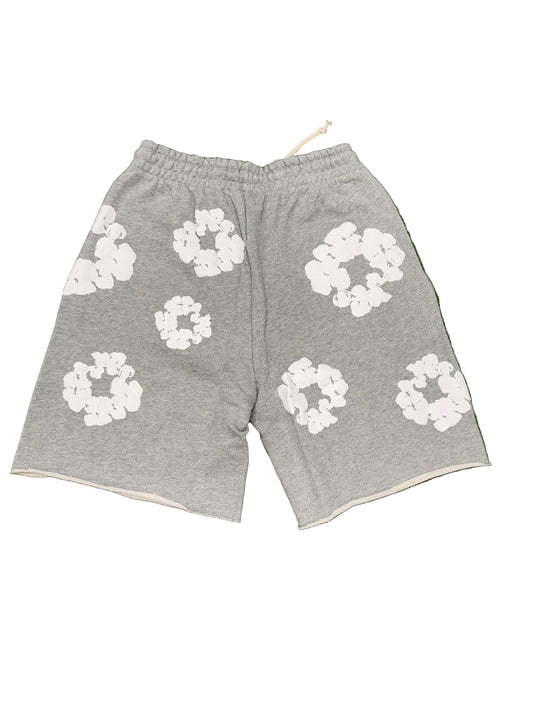 Denim tear shorts
