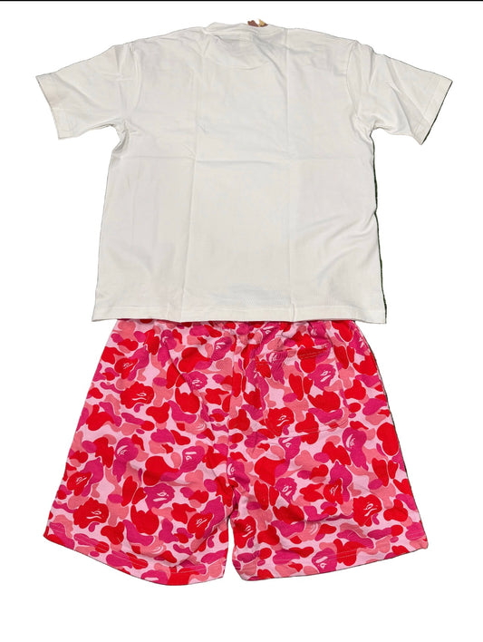 Bape shorts set