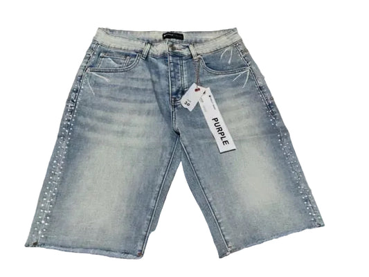 Purple brand denim shorts